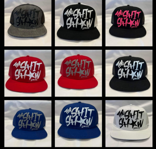 The Shit Show Flat Bill Hats
