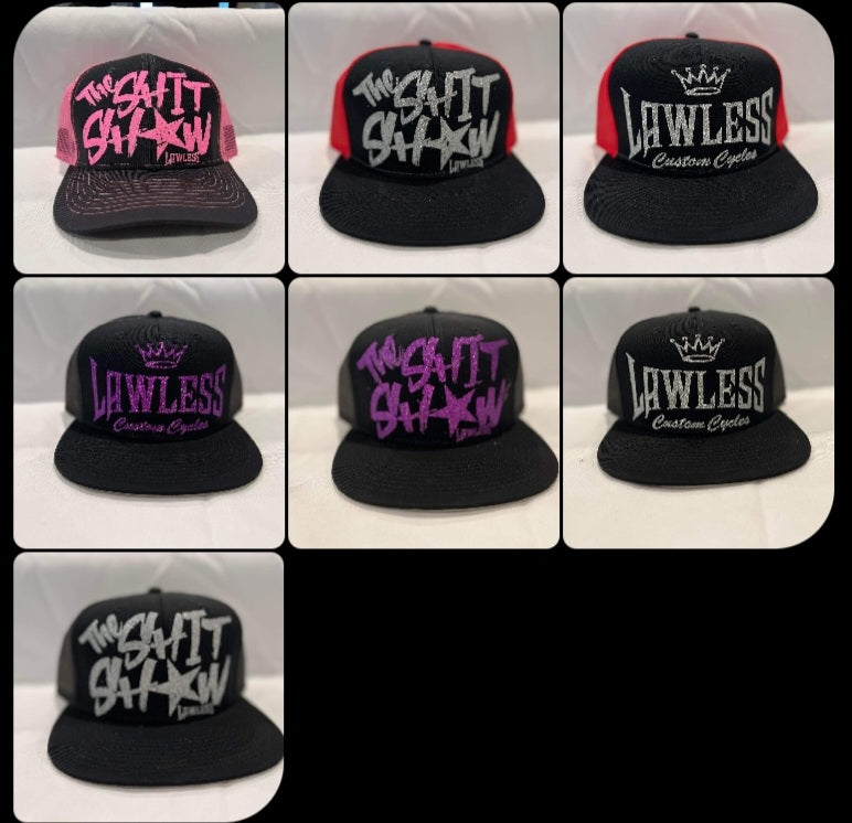 Glitter Flat Bill and Trucker Hats