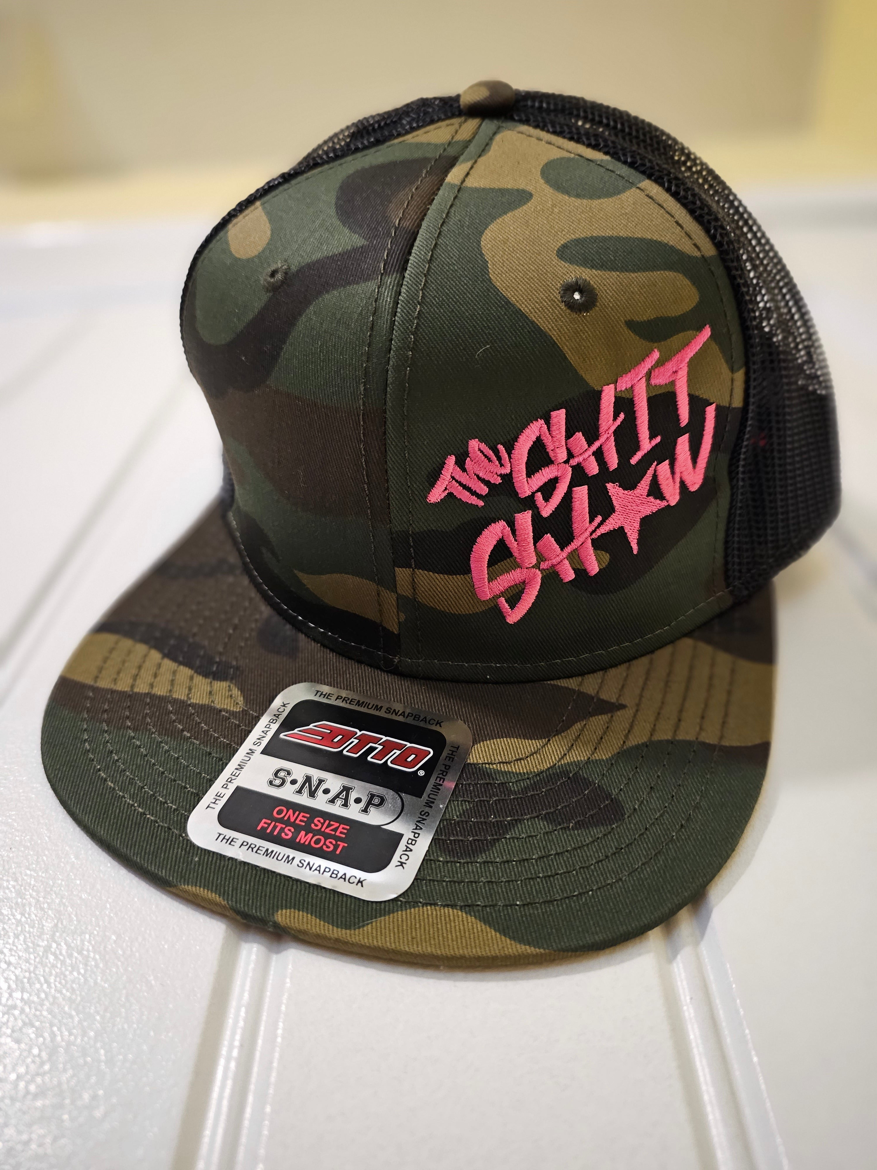 The Shit Show Flat Bill Hats