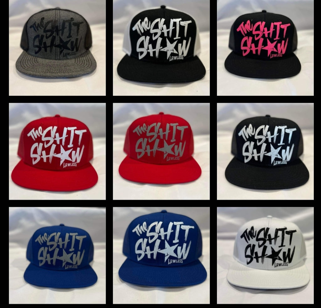 The Shit Show Flat Bill Hats